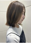 切りっぱなしボブ