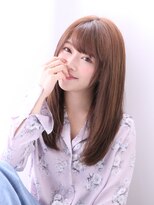 エフ 心斎橋(F a firm faith) エアストレート/フレンチガーリー/ 暖色系カラー