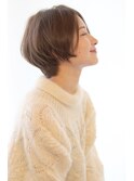 大人可愛くふわっとニュアンスショート