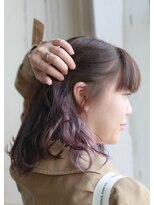 ホワイトルーム(White Room) ケアブリーチで×ピンクパープル♪