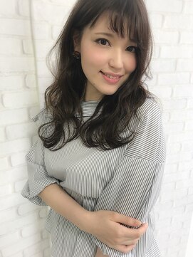 ルノン シェリー(LUNON cheliy) 【LUNON cheliy】シースルーバング×グレーアッシュ