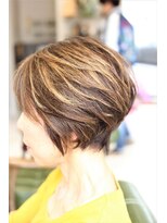 ヘアー アンド ビューティー ザ エフ 西尾店(Hair Beauty the F)&nbsp;【the F 】大人なショート×大人のハイライトカラー★
