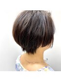 【ショートヘアfile】丸みとくびれショート