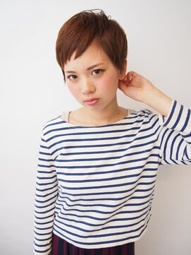 オーガニック アトリエ 大宮(organic+atelier) ニュアンスショートカット×大宮×髪質改善×イルミナカラー