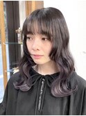 【インナーカラー】大人グレージュ×ガーリーピンクシルバー♪