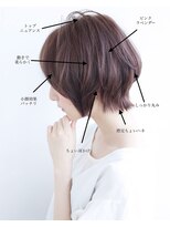 ☆綺麗な丸みと小顔ウルフショートカット☆ポイント解説