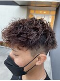 メンズスパイラルパーマ