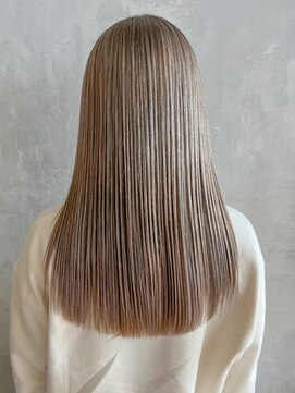 アルバム 渋谷パルコ(ALBUM) グレージュロング_グレージュカラーボブウルフ_ba357031