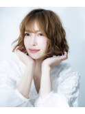 コテ巻き風パーマスタイル