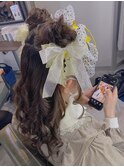ヘアセット/ヘアメイク/巻きおろし/逆毛/卒業式[新宿/新宿駅]