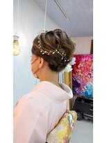 ハナココ 水戸店(hana Coco)&nbsp;ショートヘア　アップスタイル