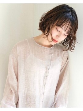 キジ(kiji) 【kiji】くせ毛風カジュアルパーマボブ #久屋大通#丸の内#泉