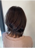 ミディアムレイヤーで大人かわいい
