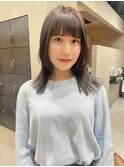 シルバーカラー シルバーパープル ダブルカラー /林
