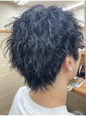 襟足ありのメンズツイストスパイラル