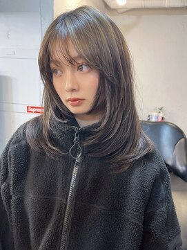 ベイルーム(BAYROOM by HONEY omotesando) レイヤーカット グレージュカラー