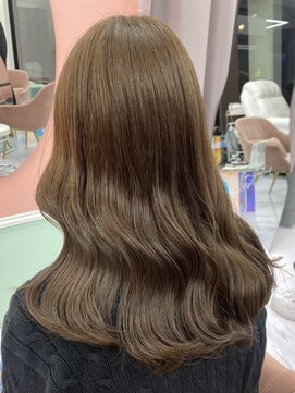 ガーランド(Girland) 【girland】オリーブブラウン 韓国風/レイヤーカット