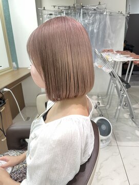 アッシュ 下北沢店(Ash) ブリーチ1.2回でできるピンクベージュ