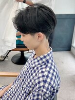 ネオリーブ クーロ メゾン 横浜(Neolive curro Maison)&nbsp;韓国マッシュセンターパート×黒髪ツーブロック