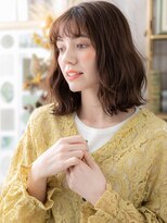 カバーヘア ブリス 上尾西口店(COVER HAIR bliss)&nbsp;前髪パーマくせ毛風波巻き小顔エアリーミディc5上尾20代30代40代