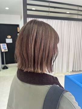 プランタン フォー ヘアー(printemps FOR HAIR) ハイライト×ボブ×モカベージュ