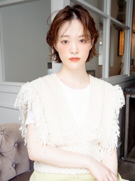 マグノリア オモテサンドウ(MAGNOLiA Omotesando) 抜け感が可愛いニュアンスボブパーマ・・・HINATA