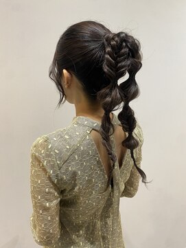 ネウィ ジャム 町田(newi JAM) ヘアセット/ポニーツイン/編み下ろし