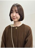 ミニボブ×ラベンダーブラウン 表参道
