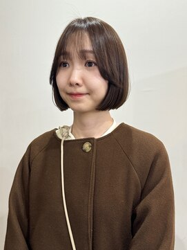 サクラ オモテサンドウ(SAKURA) ミニボブ×ラベンダーブラウン 表参道