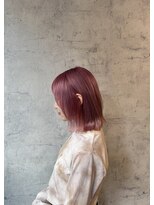 オーロ(ORO) ピンク×レイヤーボブ