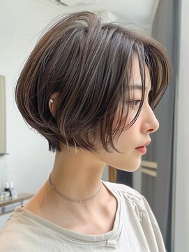 レヴ 草加店(LEV.) イメチェン　外ハネ　ボブ　美髪　ワイドバング　ブルーブラック