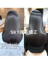 スカイ(SKY)&nbsp;透明感カラー/髪質改善/縮毛矯正/韓国風レイヤーカット