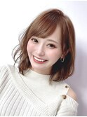垢抜けシースルーバング☆愛されミディアム　新宿代々木
