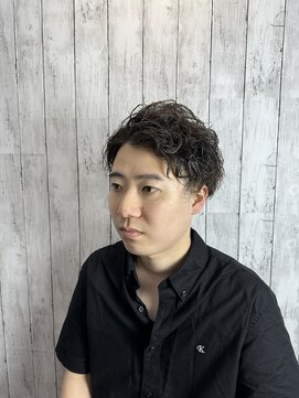 ビューティドレッセヤマノ 池袋パルコ(Beauty Dresse YAMANO) メンズツーブロック　パーマ風仕上げ