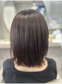 軽めのお手軽ミディアムボブ♪