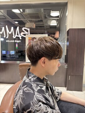 メンズサロンバムオム 名古屋栄店(MEN’S SALON BAMM HOMME) マッシュ×透明感くすみカラー
