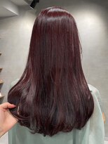 シャルムバイケンジ(Charm.by KENJE)&nbsp;赤髪/艶髪/髪質改善/レッドカラー/韓国レイヤー/オージュア