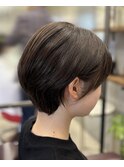 20代30代40代◇丸みショート/小顔/ひし形シルエット