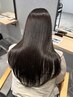 【森口指名限定】酸性ストレート + 艶透明感カラー + 似合わせカット
