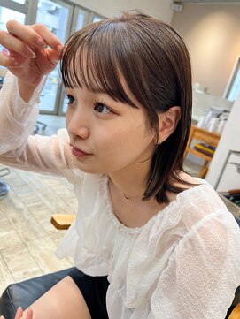 アスラン(ASLAN) 【aslan】沖縄ロブ/沖縄顔周りカット/伸ばしかけ