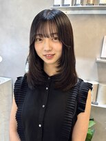 ジーナ 天神(Zina)&nbsp;韓国ヘア/レイヤーカット/顔周りカット/ザクザクレイヤー