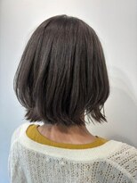 アトリア 横浜(Atria)&nbsp;透明感カラー　グレージュウルフボブ