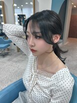 ボタン 熊本(VOTAN) 透ける暗髪/レイヤーカット/顔まわり/韓国ヘア/熊本美容室