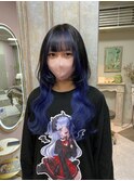 艶髪　ハイトーンカラー　インナーカラー