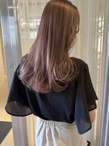 ラニヘアサロン(lani hair salon)&nbsp;オリーブカラー ブリーチ無しカラー イルミナダブルカラー