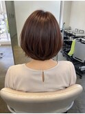 大人かわいい艶感レイヤーボブ