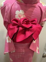 ヘアーメイクアミ【着付け】&nbsp;薔薇を可愛らしく