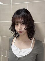 アルター(aL ter)&nbsp;【似合わせパーマ】 ウルフミディシースルーバング/鎌取/林愛華