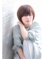 エルデ ナインズ ヘアー スタンド 川口店(elde 9's HAIR STAND)&nbsp;ヴェールウェーブ似合わせ小顔前下がりエアリーアシメグレージュ