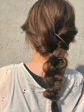 ビーチ(BEACH) 【BEACH/チナツ】夏の編みおろしアレンジ♪